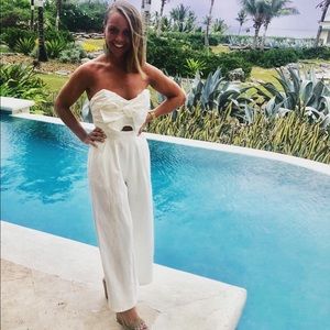 Astr Other - White Jumpsuit Astr Other - White Jumpsuit